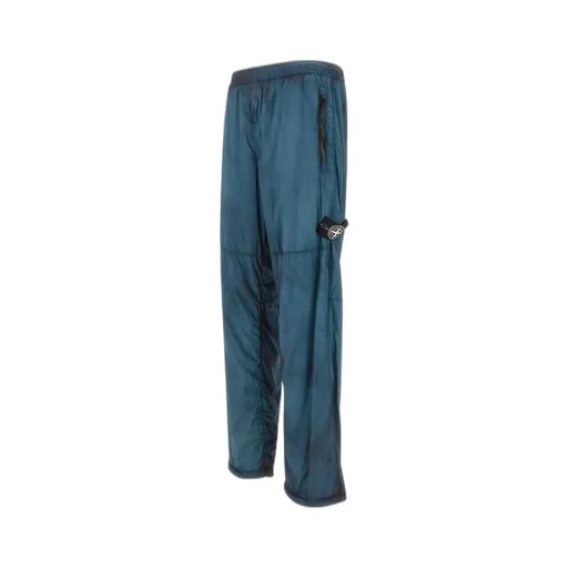 Stone Island Logo Patch Loose Fit Trousers