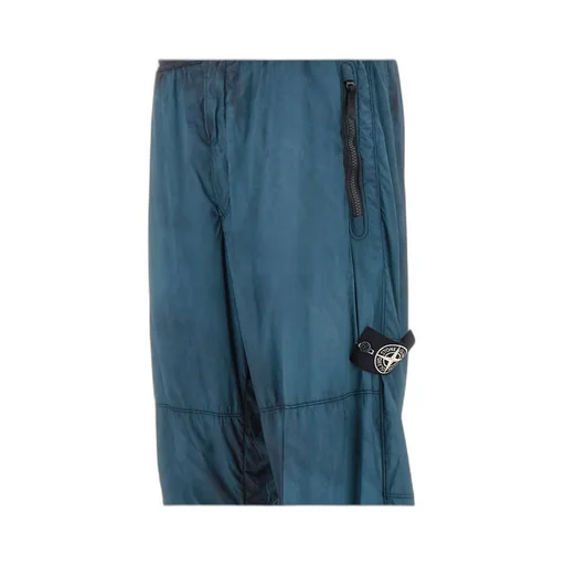 Stone Island Logo Patch Loose Fit Trousers