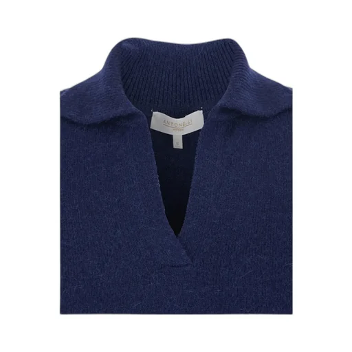 Antonelli V-Neck Ribbed Knitwear