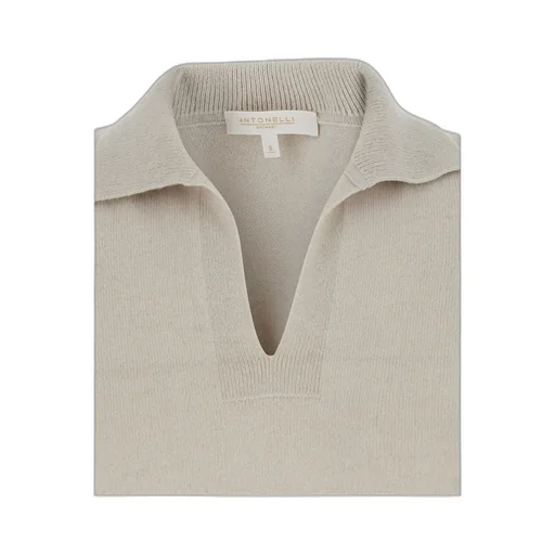 Antonelli V-Neck Ribbed Knitwear