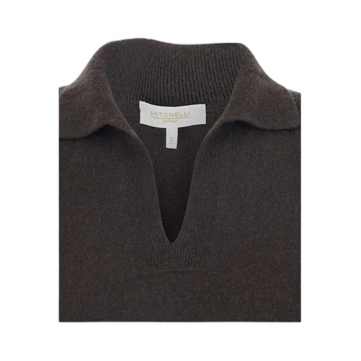 Antonelli V-Neck Ribbed Knitwear