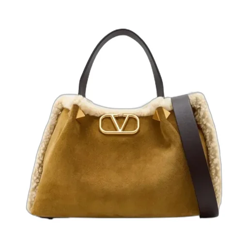 Valentino	Garavani Rockstud Vlogo Signature Small Tote Bag