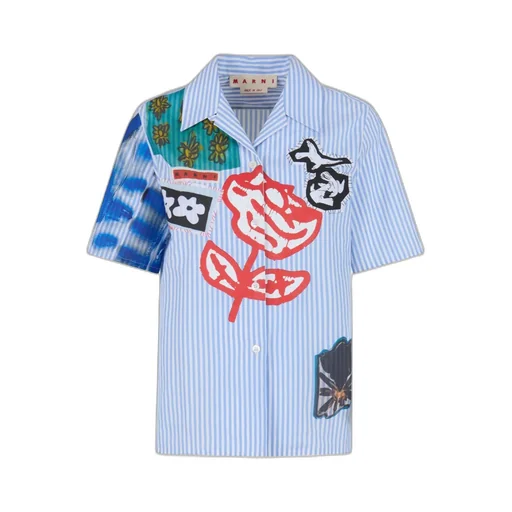 Embroidered Short-Sleeved Shirt