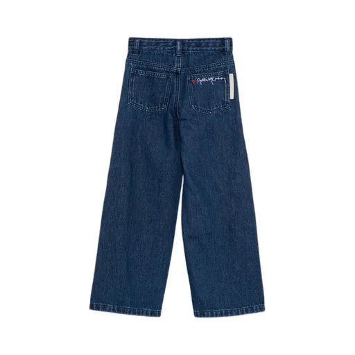 Button-Detail Five-Pocket Jeans