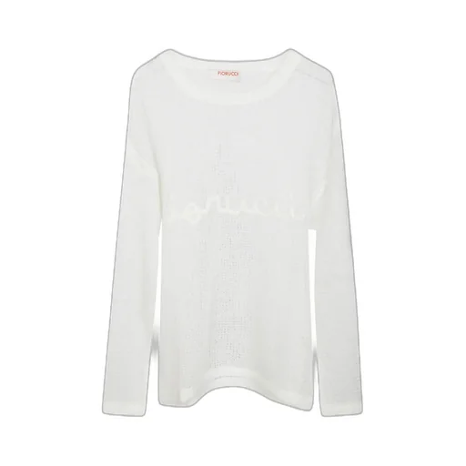 Embroidered Mesh Sweater