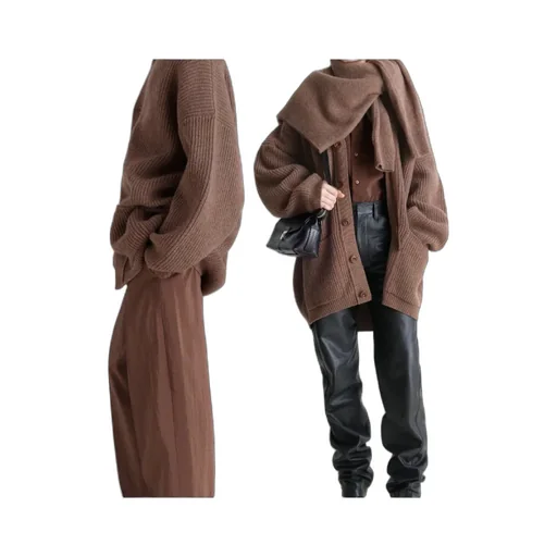 Lemaire V-Neck Button-Up Cardigan