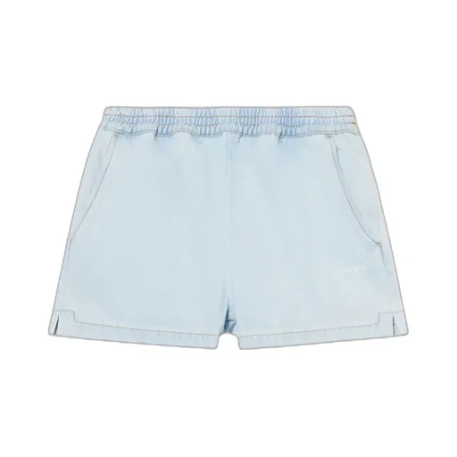 Logo-Print Denim Shorts