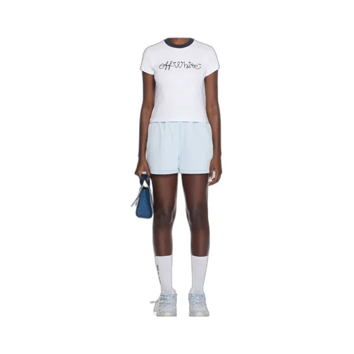 Logo-Print Denim Shorts
