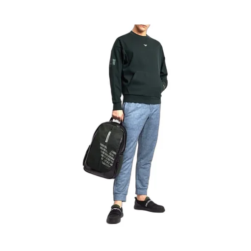 Round-Collar Long-Sleeve Hoodie