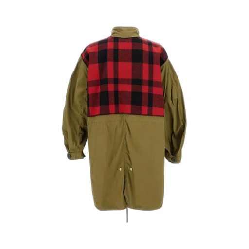 Checked Fishtail Parka