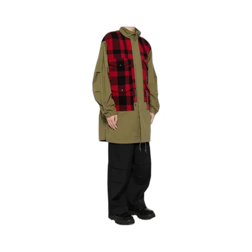 Checked Fishtail Parka