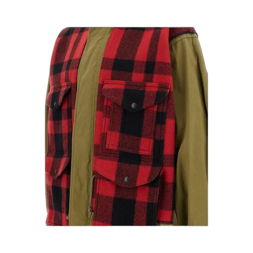 Checked Fishtail Parka