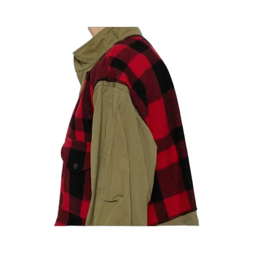 Checked Fishtail Parka
