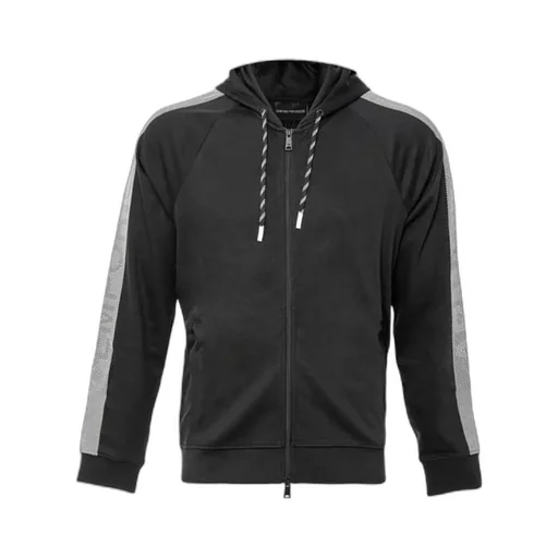 Logo Hooded Casual Coat