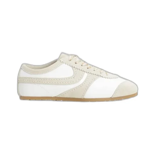 Suede-Panelled Sneakers