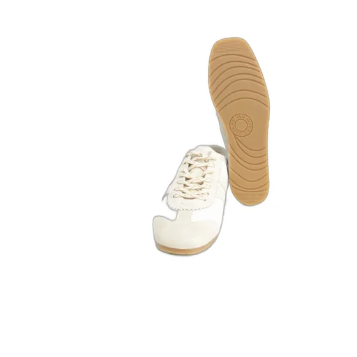 Suede-Panelled Sneakers
