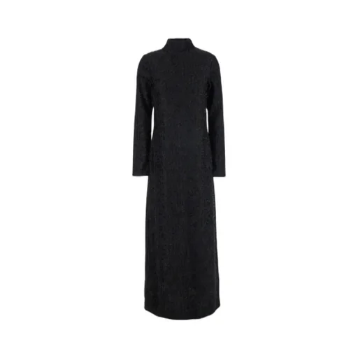 RÓHe Turtleneck Dress With Fabric Fringes
