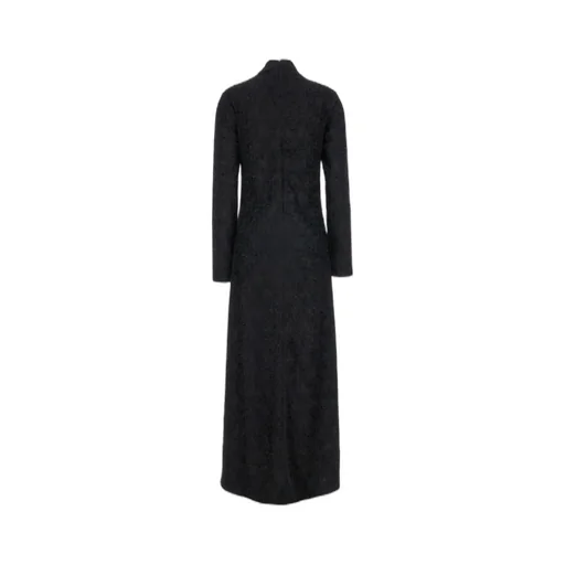 RÓHe Turtleneck Dress With Fabric Fringes