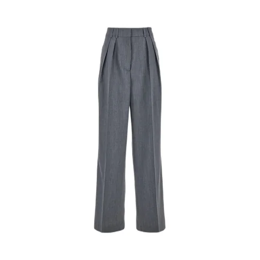 Rhe Wide Leg Pleated Trousers
