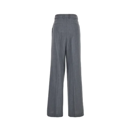Rhe Wide Leg Pleated Trousers