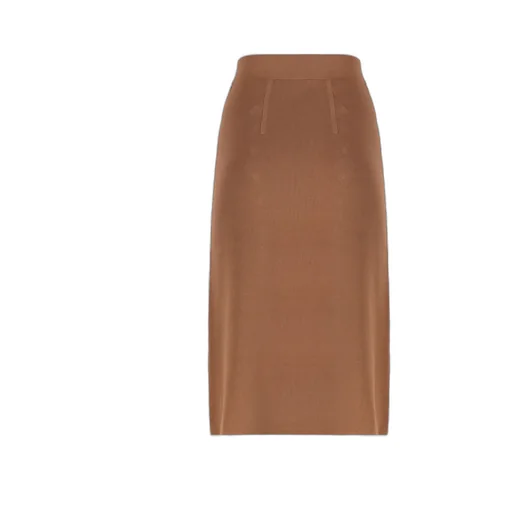 Elisabetta Franchi Button Embellished Knitted Skirt
