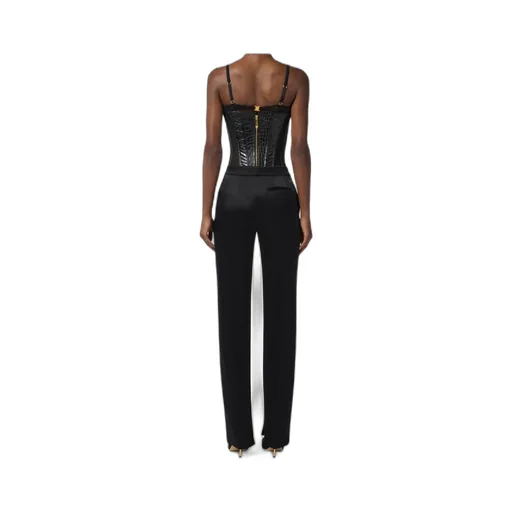 Elisabetta Franchi Slits Satin Trousers