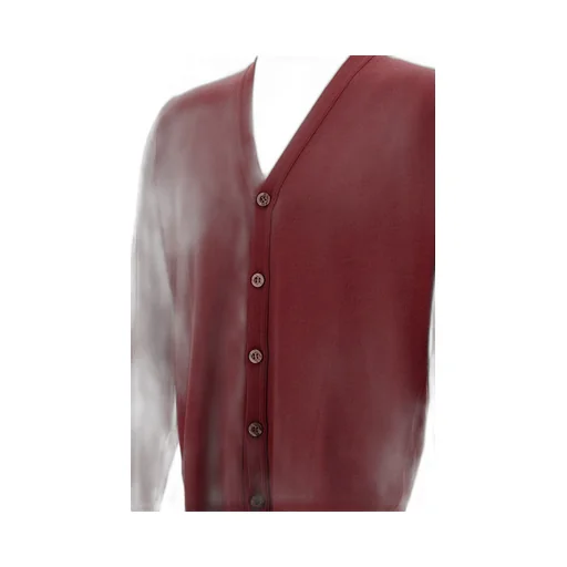Long-Sleeved Cardigan Sweater