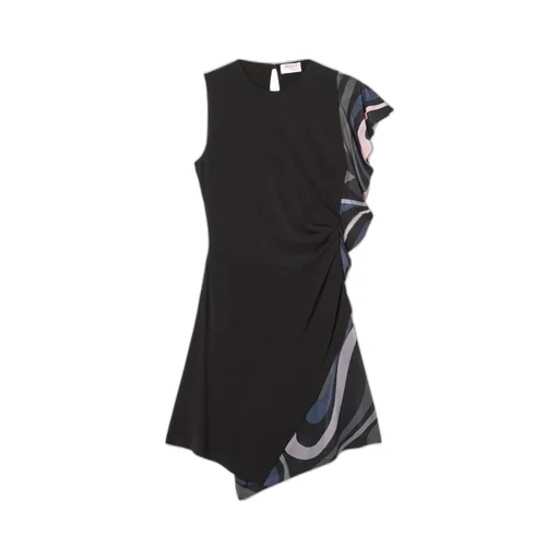 Pucci Ruffled Asymmetric Dress