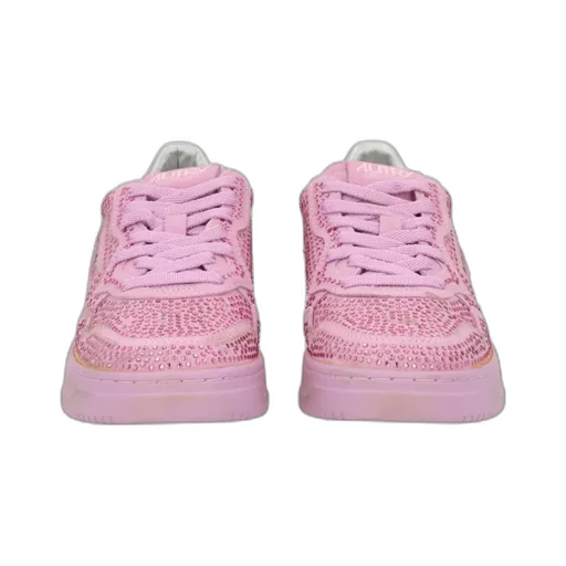 Autry Embellished Lace-Up Sneakers