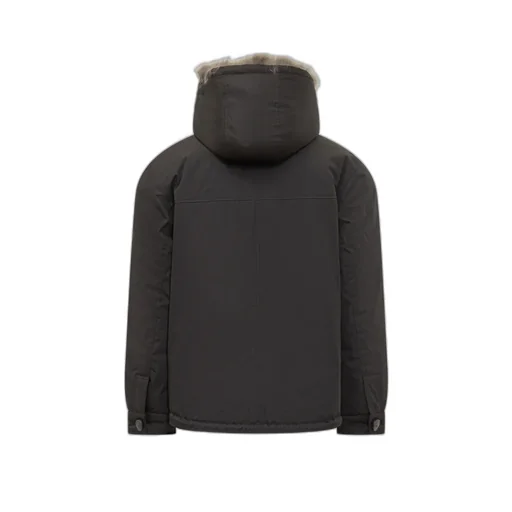 Yves Salomon Fur-Trimmed Hooded Jacket
