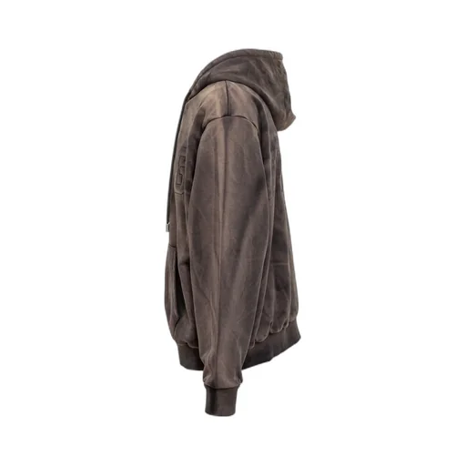 Gcds Faded Zip Up Hoodie