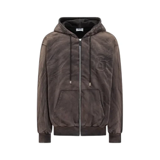 Gcds Faded Zip Up Hoodie