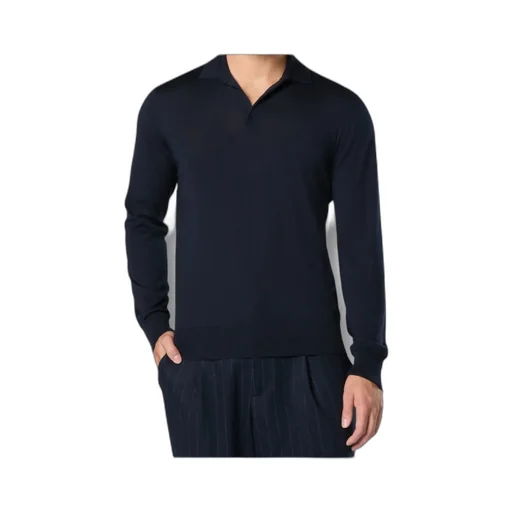 Long-Sleeved Polo Shirt