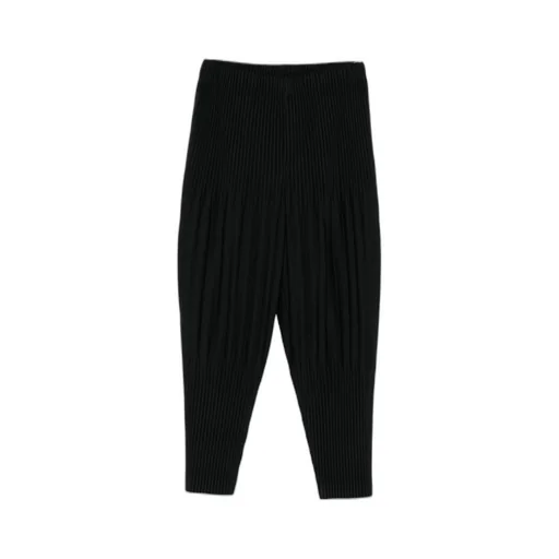 Homme Plissé Issey Miyake Pleated Cropped Trousers