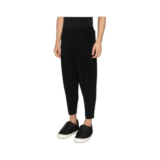 Homme Plissé Issey Miyake Pleated Cropped Trousers