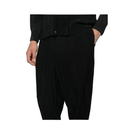 Homme Plissé Issey Miyake Pleated Cropped Trousers