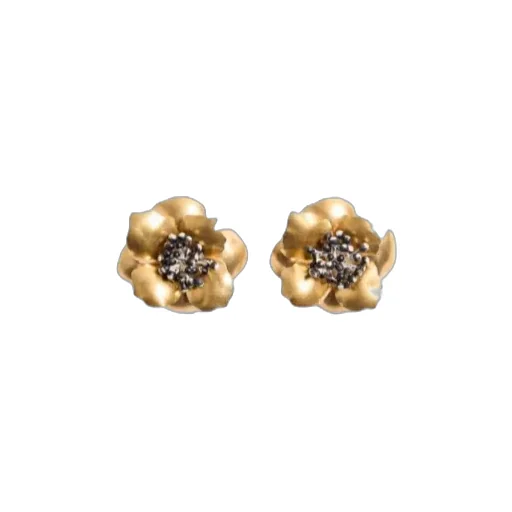 Fleur Lumineuse Metal Earring