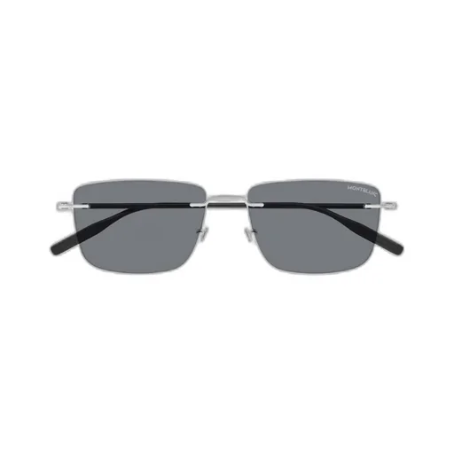 Montblanc Eyewear Rectangle Rimless Sunglasses