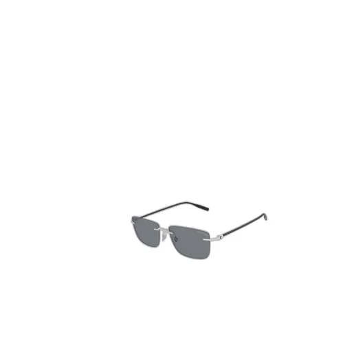 Montblanc Eyewear Rectangle Rimless Sunglasses