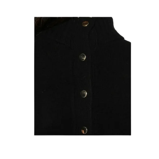 Long-Sleeved Knitted Cardigan
