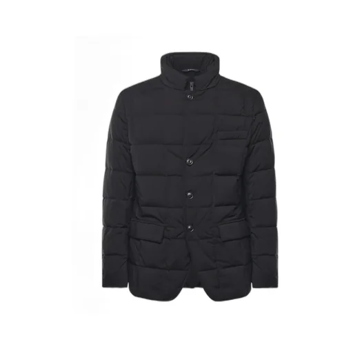 Fay Quilted Zip-Closure Coat