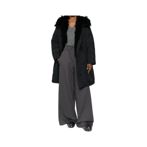 Faux Fur-Trim Jacket