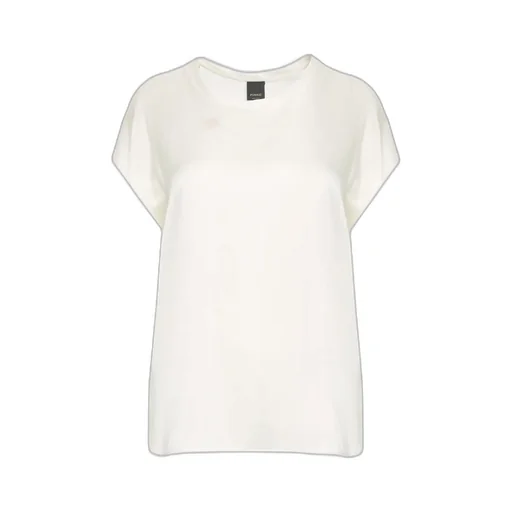 Pinko Short-Sleeved Satin Blouse