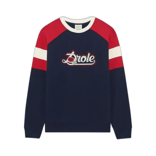 DrÔLe De Monsieur Logo Crewneck Sweater
