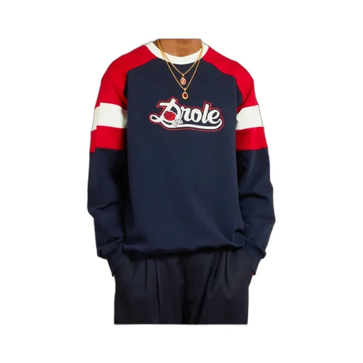 DrÔLe De Monsieur Logo Crewneck Sweater