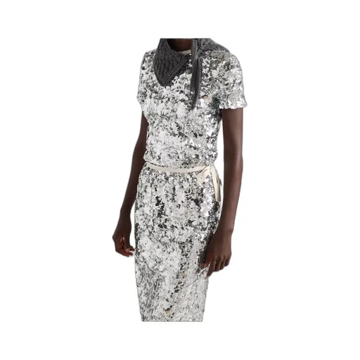Embroidered Sequin Top