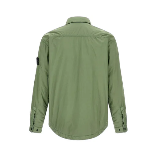 Stone Island Logo Patch Zipped Jacket