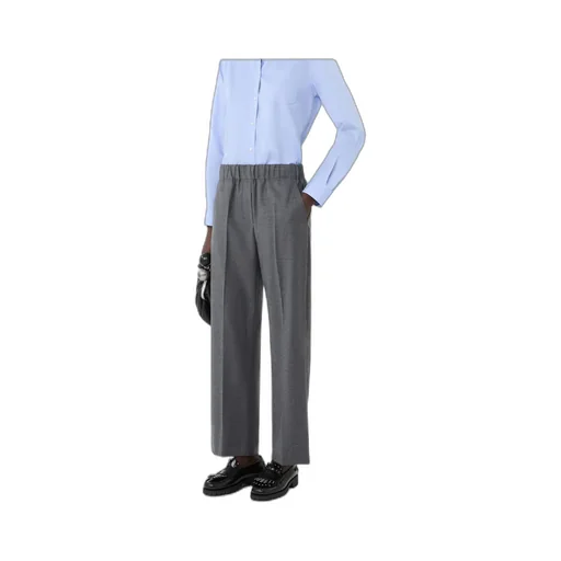 Wool Flannel Trousers