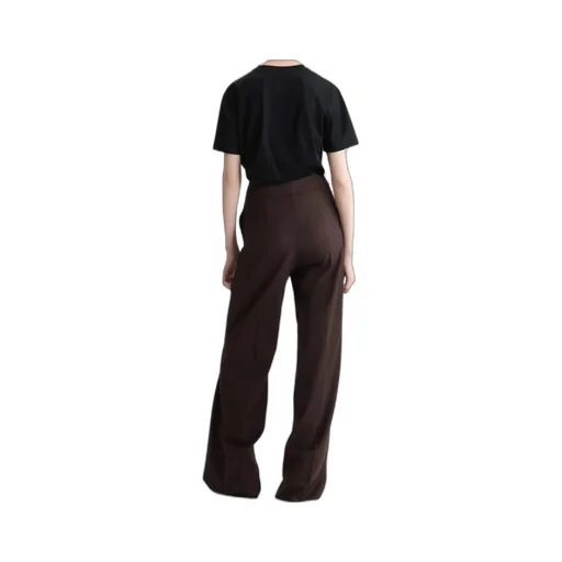 Tailored Gold-Button Trousers