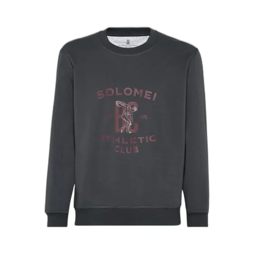 Solomei Athletic-Club Print Sweatshirt